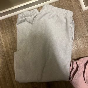 grey tna mega sweatpants